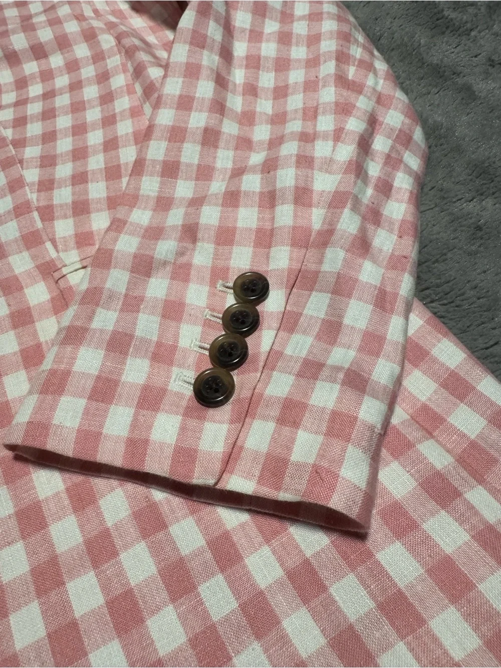 J Crew Gingham Blazer